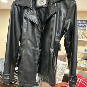 Black Women's Leather Jacket